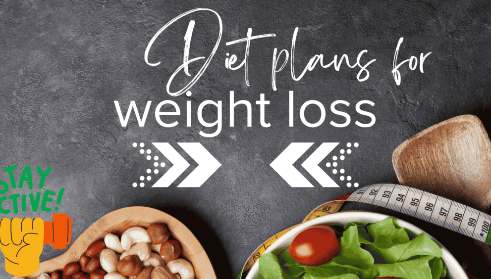 Diet Plans for Weight Loss,